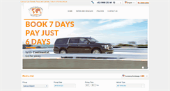 Desktop Screenshot of continental-rentacar.com